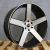 Strada Perfetto Gloss Black with Machined Spoke Faces and Outer Lip Ring  26x10 +26 6x139.7 87.1 Wheel Single Rim