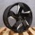 Strada Coltello Gloss Black with Milled Spoke Accents 22x9 +15 5x115 72.6 Wheels Set of Rims