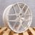 Rennen CSL-4 Silver with Machined Spoke Faces 22x9 +35 5x120 74.1 Wheels Set of Rims