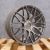 VARRO VD06X Gloss Titanium Brushed Face 19x8.5 +25 5x108 72 Wheel Single Rim